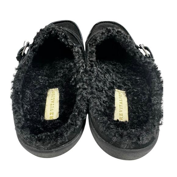 REVITALIGN
Siesta Faux Fur Lined Clog Slipper In Black Size 11 - Picture 4 of 12